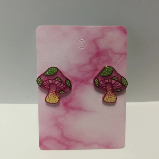 Mushroom Earrings