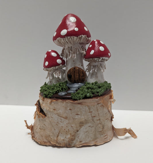 Amanita Mushroom Fairy Cottage