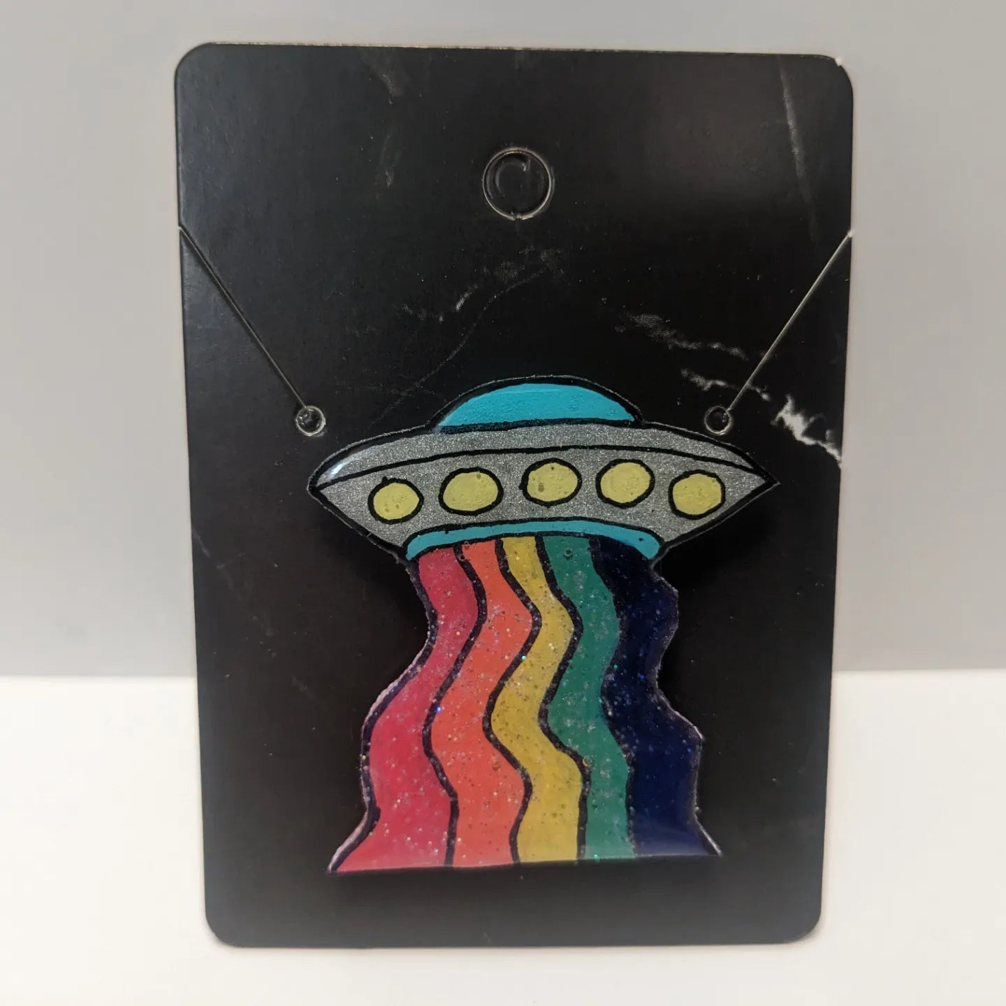 UFO Rainbow Pin